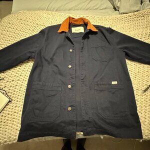 Foret Men's ACT Chore Jacket in Navy/Khaki - Sz Small